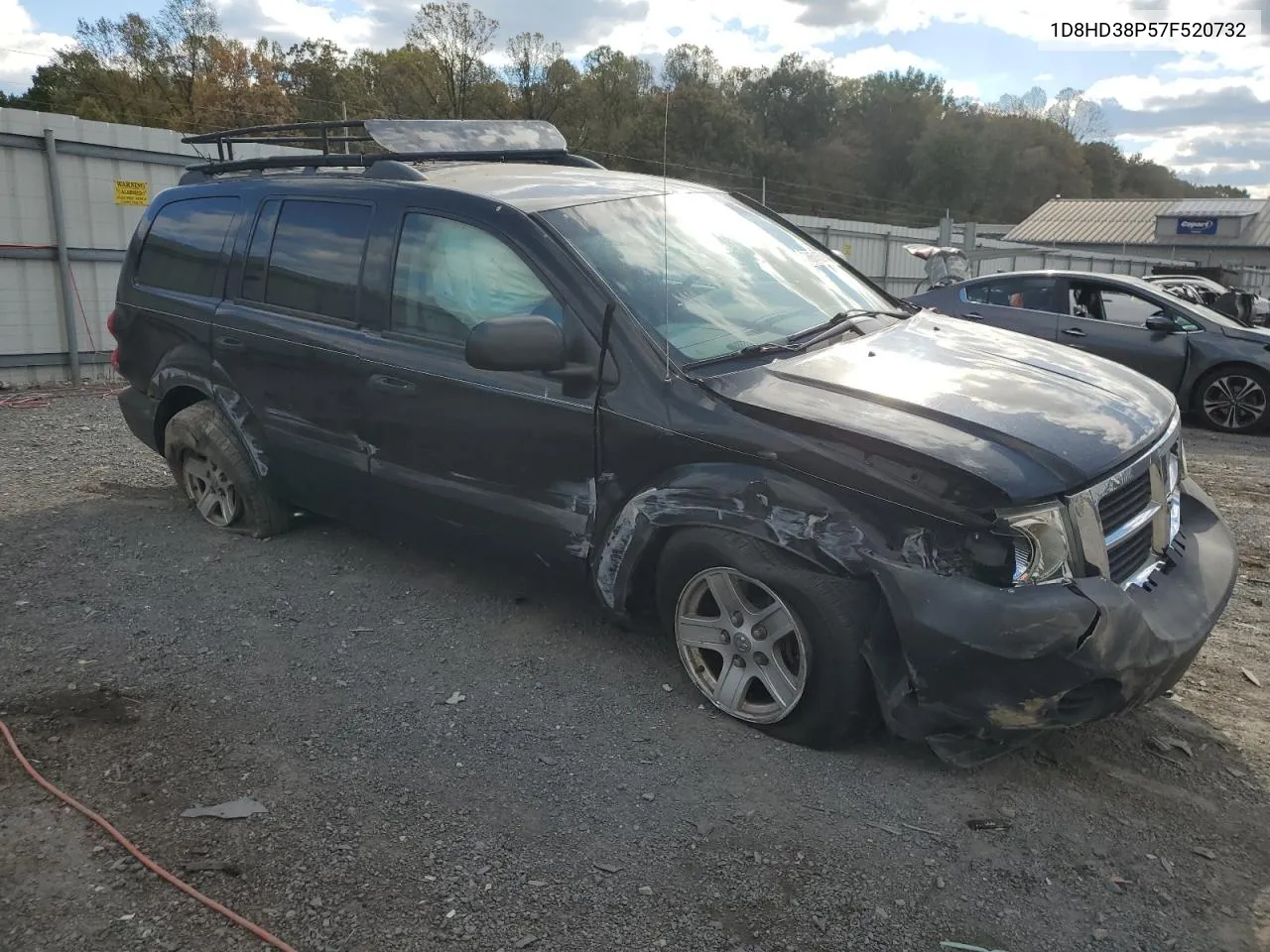 2007 Dodge Durango Sxt VIN: 1D8HD38P57F520732 Lot: 76516814