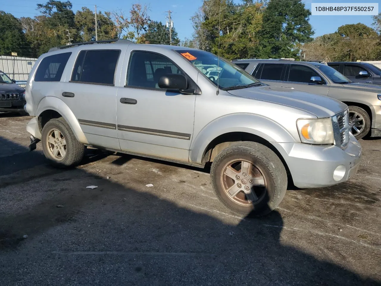 2007 Dodge Durango Slt VIN: 1D8HB48P37F550257 Lot: 77560624