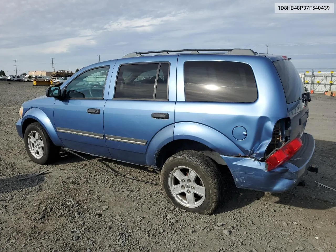 2007 Dodge Durango Slt VIN: 1D8HB48P37F540439 Lot: 78045704