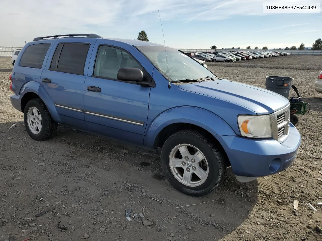 2007 Dodge Durango Slt VIN: 1D8HB48P37F540439 Lot: 78045704