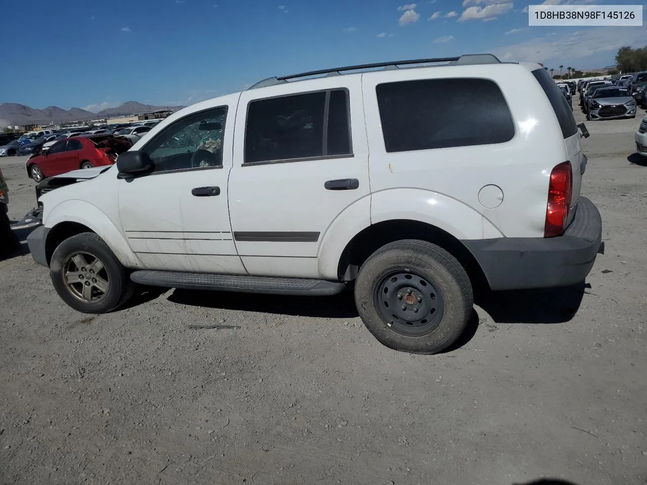 2008 Dodge Durango Sxt VIN: 1D8HB38N98F145126 Lot: 62556464