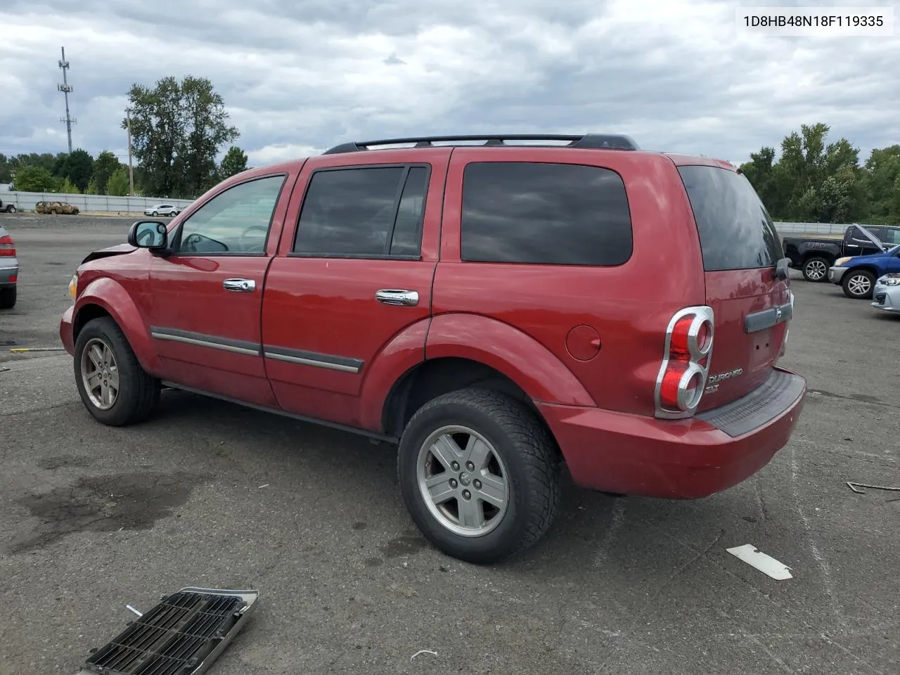 1D8HB48N18F119335 2008 Dodge Durango Slt