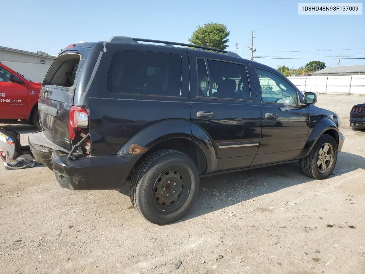 2008 Dodge Durango Slt VIN: 1D8HD48N98F137009 Lot: 70363164