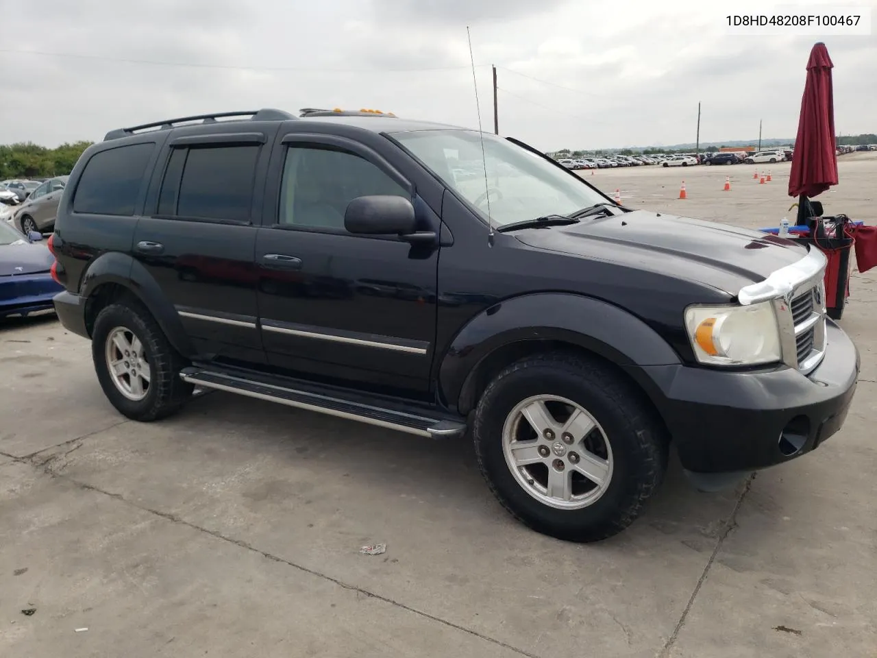 2008 Dodge Durango Slt VIN: 1D8HD48208F100467 Lot: 70492544