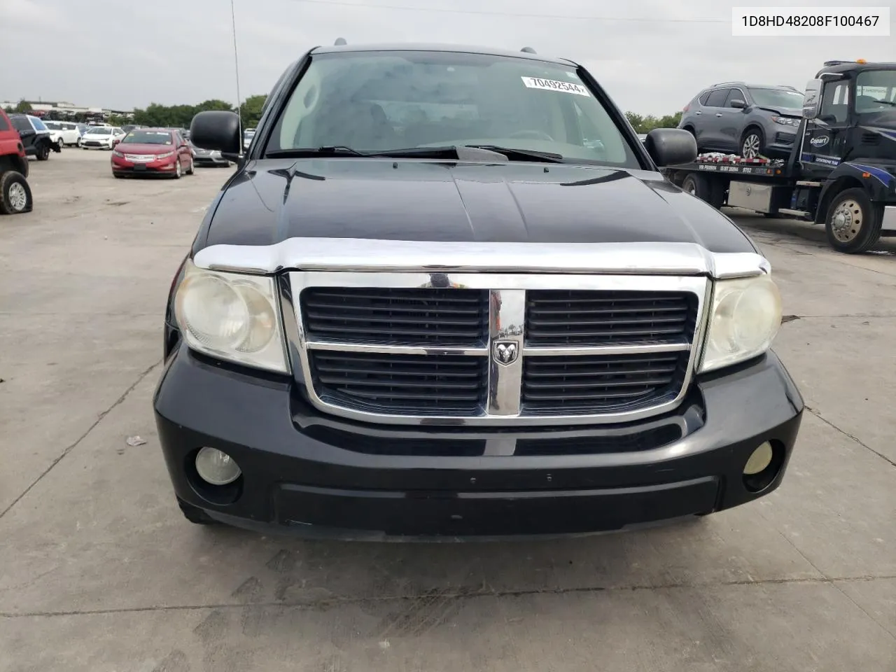 2008 Dodge Durango Slt VIN: 1D8HD48208F100467 Lot: 70492544