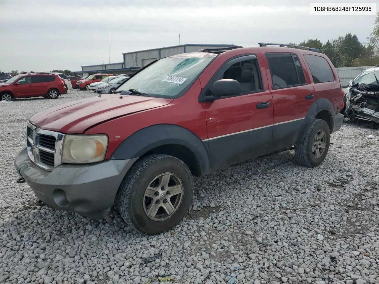 2008 Dodge Durango Adventurer VIN: 1D8HB68248F125938 Lot: 72951414