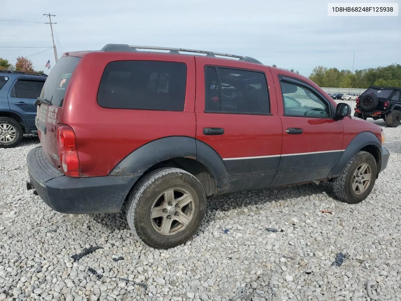 2008 Dodge Durango Adventurer VIN: 1D8HB68248F125938 Lot: 72951414