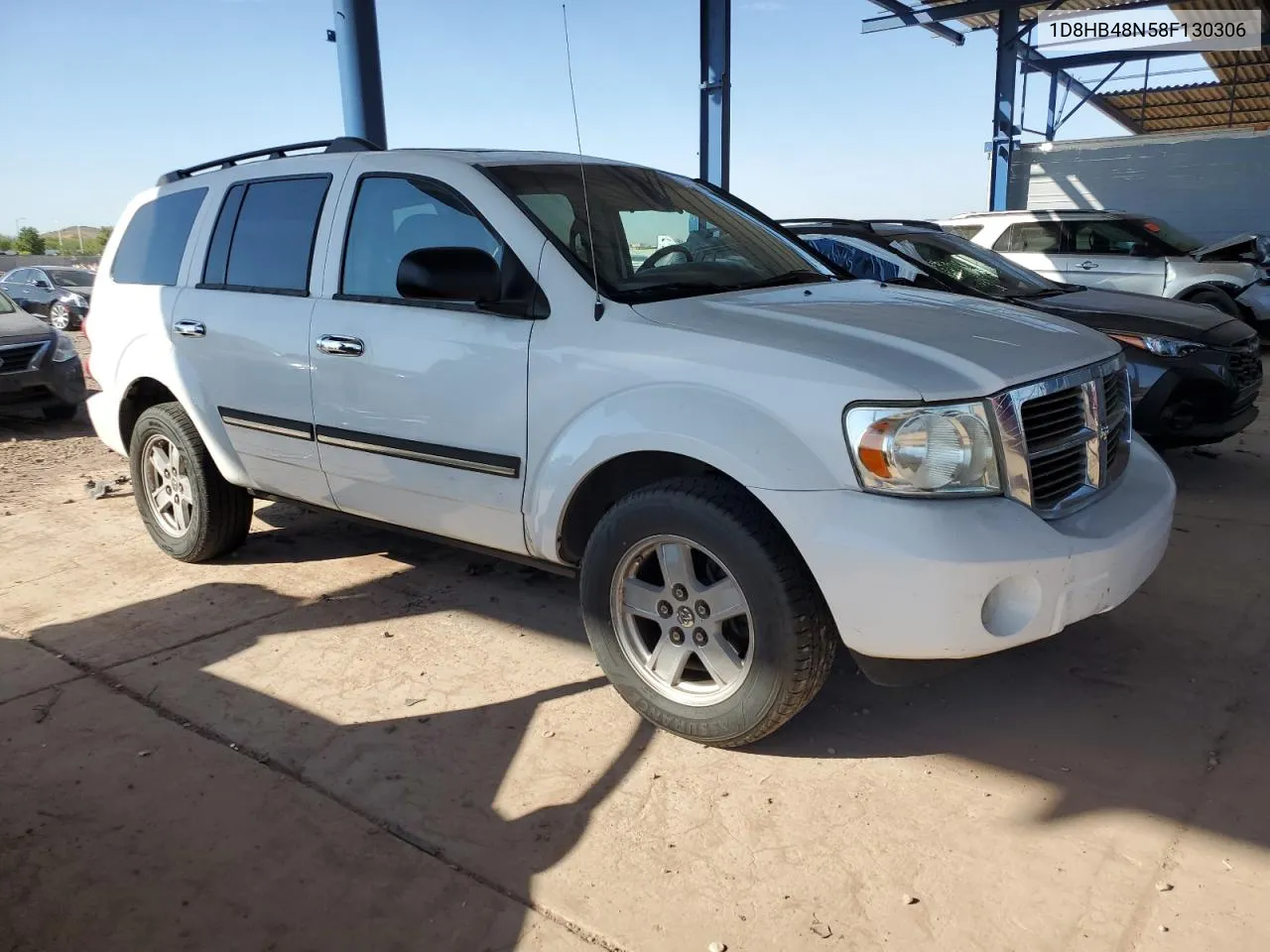 2008 Dodge Durango Slt VIN: 1D8HB48N58F130306 Lot: 75247694