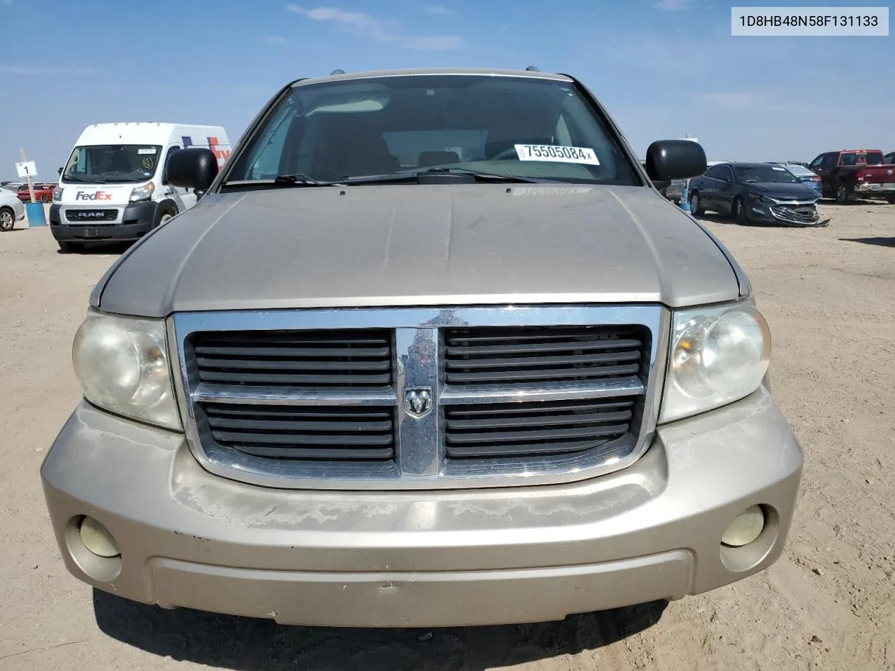 2008 Dodge Durango Slt VIN: 1D8HB48N58F131133 Lot: 75505084