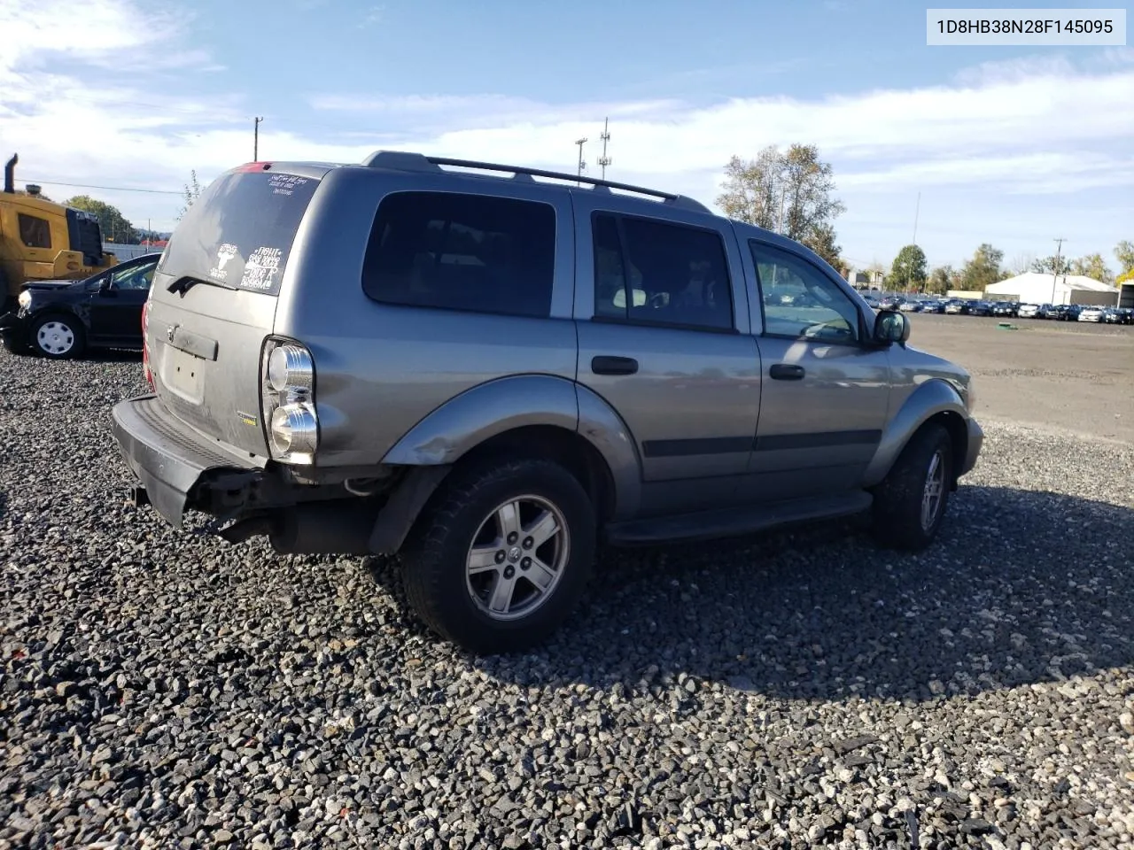 2008 Dodge Durango Sxt VIN: 1D8HB38N28F145095 Lot: 76367914