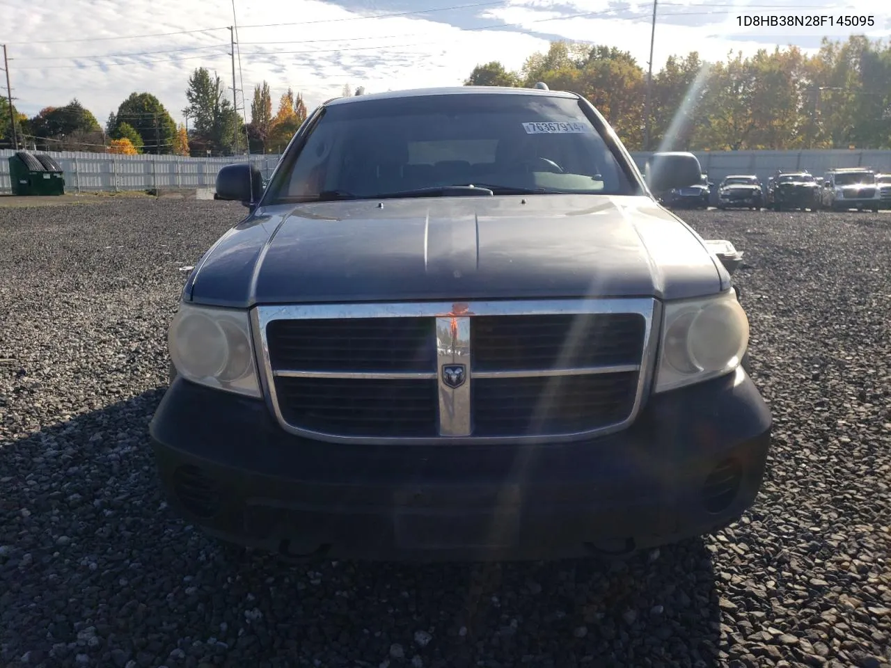 2008 Dodge Durango Sxt VIN: 1D8HB38N28F145095 Lot: 76367914