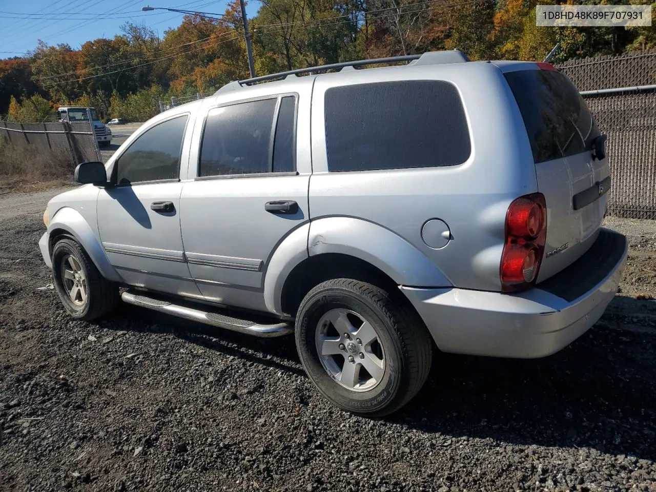 2009 Dodge Durango Slt VIN: 1D8HD48K89F707931 Lot: 76720204