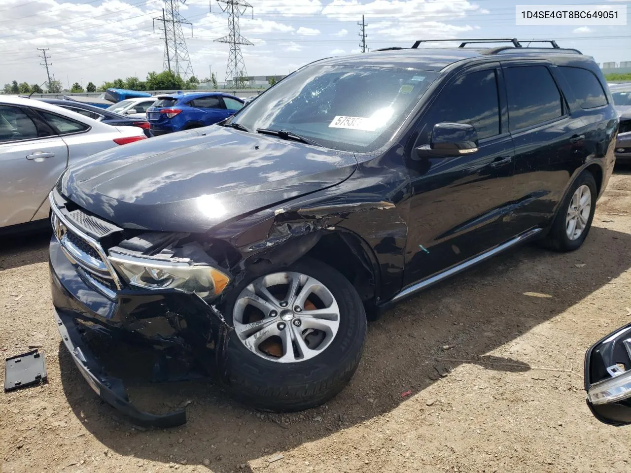 2011 Dodge Durango Crew VIN: 1D4SE4GT8BC649051 Lot: 57535814