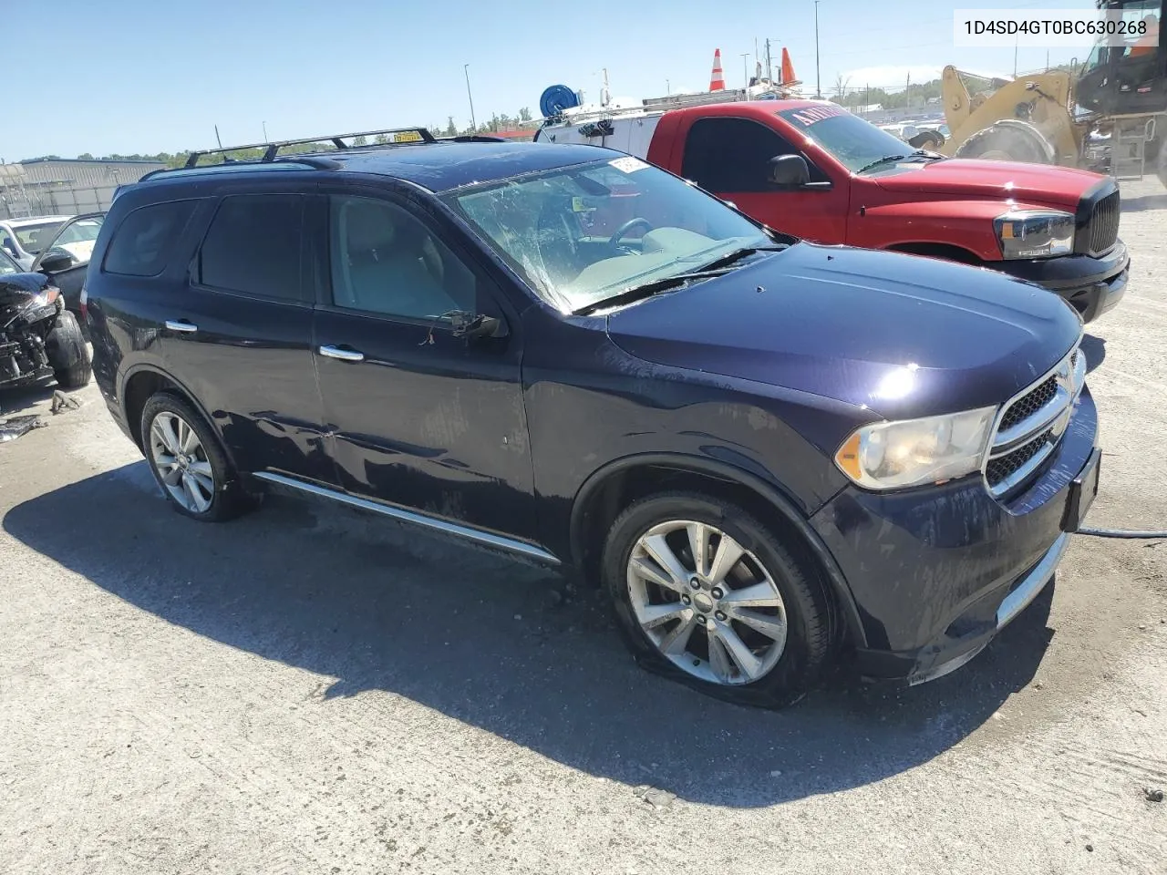 1D4SD4GT0BC630268 2011 Dodge Durango Crew