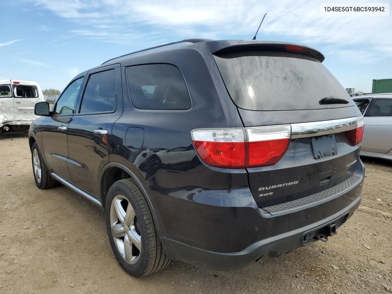 2011 Dodge Durango Citadel VIN: 1D4SE5GT6BC593942 Lot: 58364094