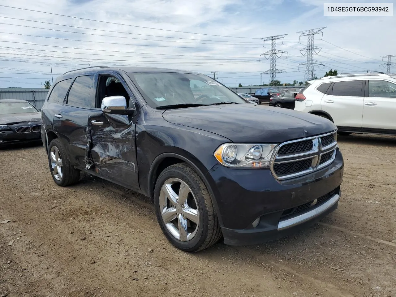 2011 Dodge Durango Citadel VIN: 1D4SE5GT6BC593942 Lot: 58364094