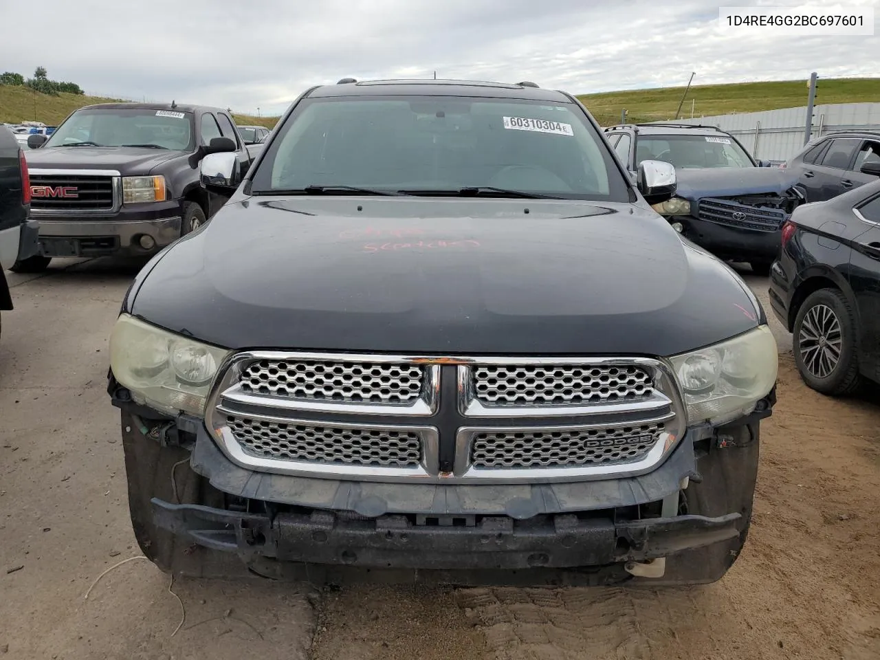 2011 Dodge Durango Crew VIN: 1D4RE4GG2BC697601 Lot: 60310304