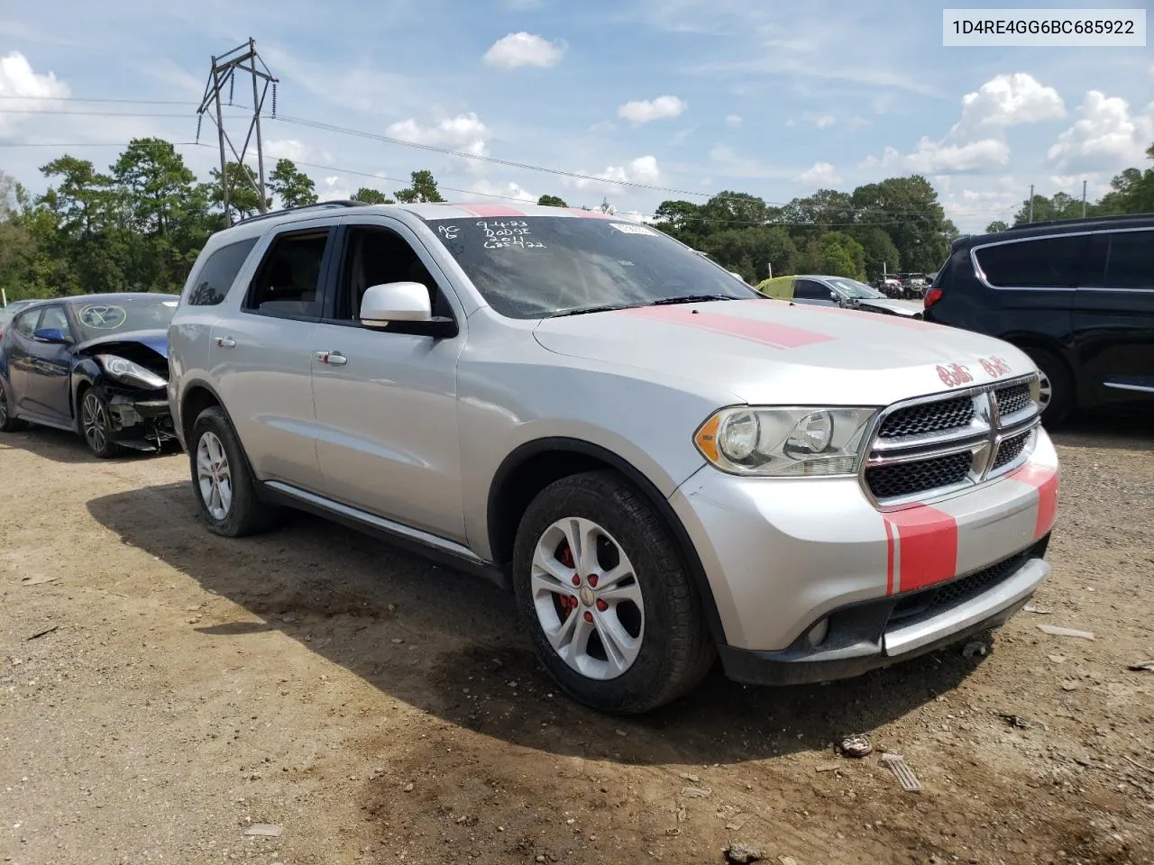 2011 Dodge Durango Crew VIN: 1D4RE4GG6BC685922 Lot: 61490774