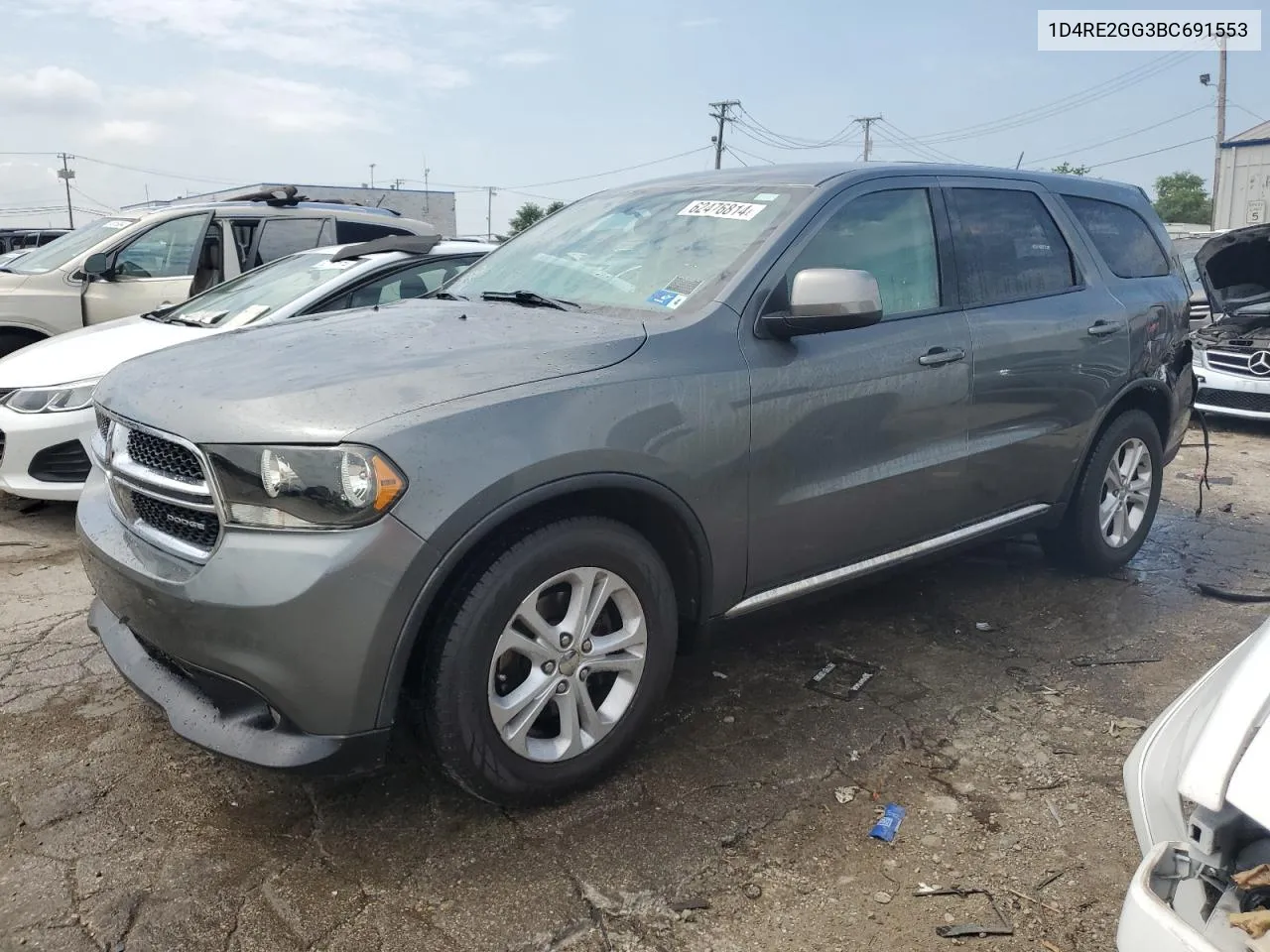 2011 Dodge Durango Express VIN: 1D4RE2GG3BC691553 Lot: 62476814