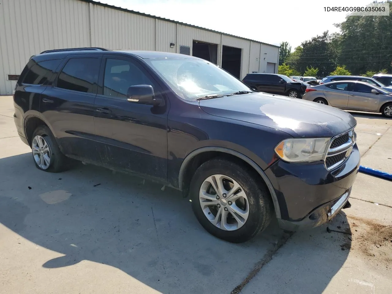 1D4RE4GG9BC635063 2011 Dodge Durango Crew