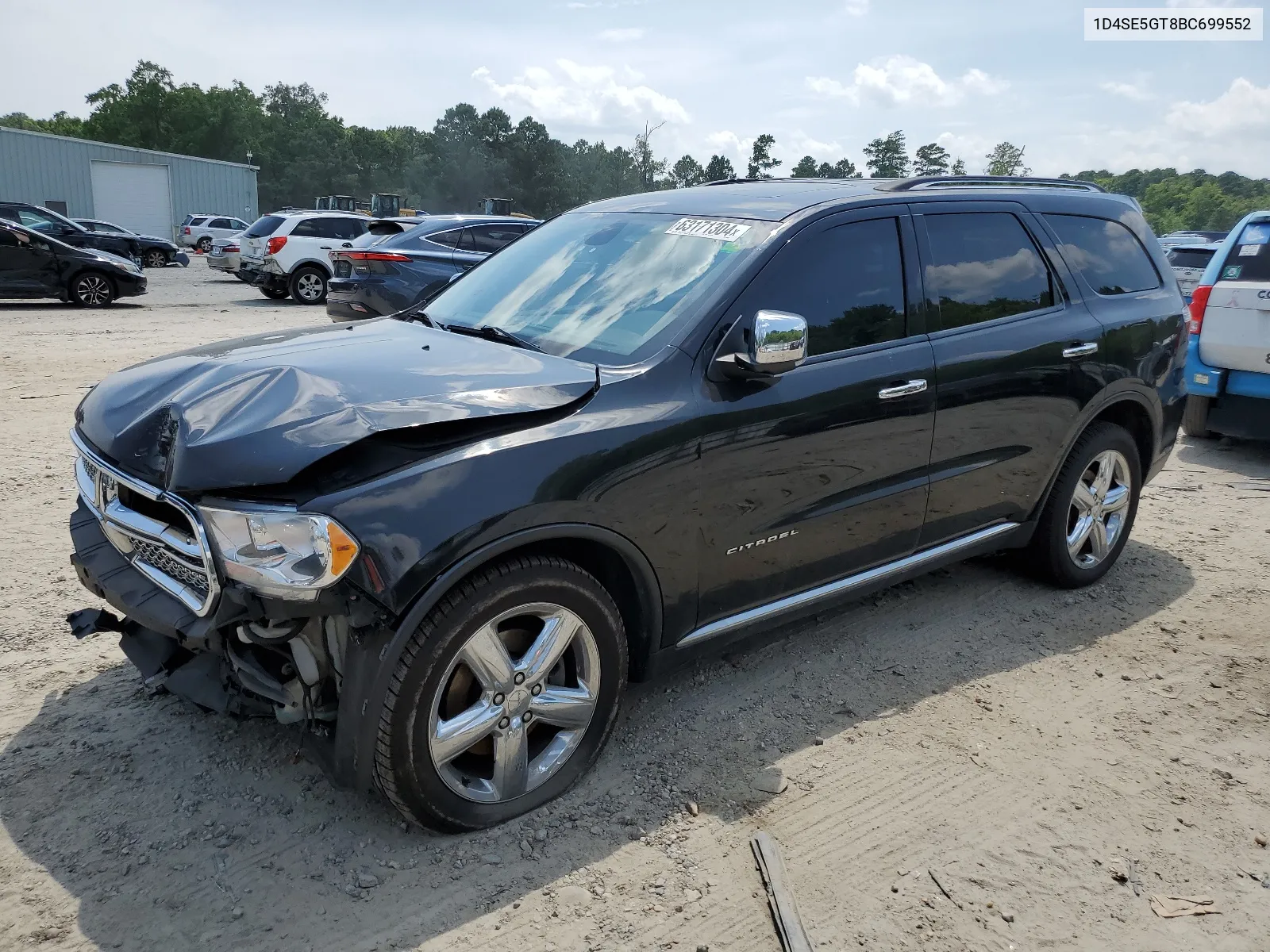 2011 Dodge Durango Citadel VIN: 1D4SE5GT8BC699552 Lot: 63171304