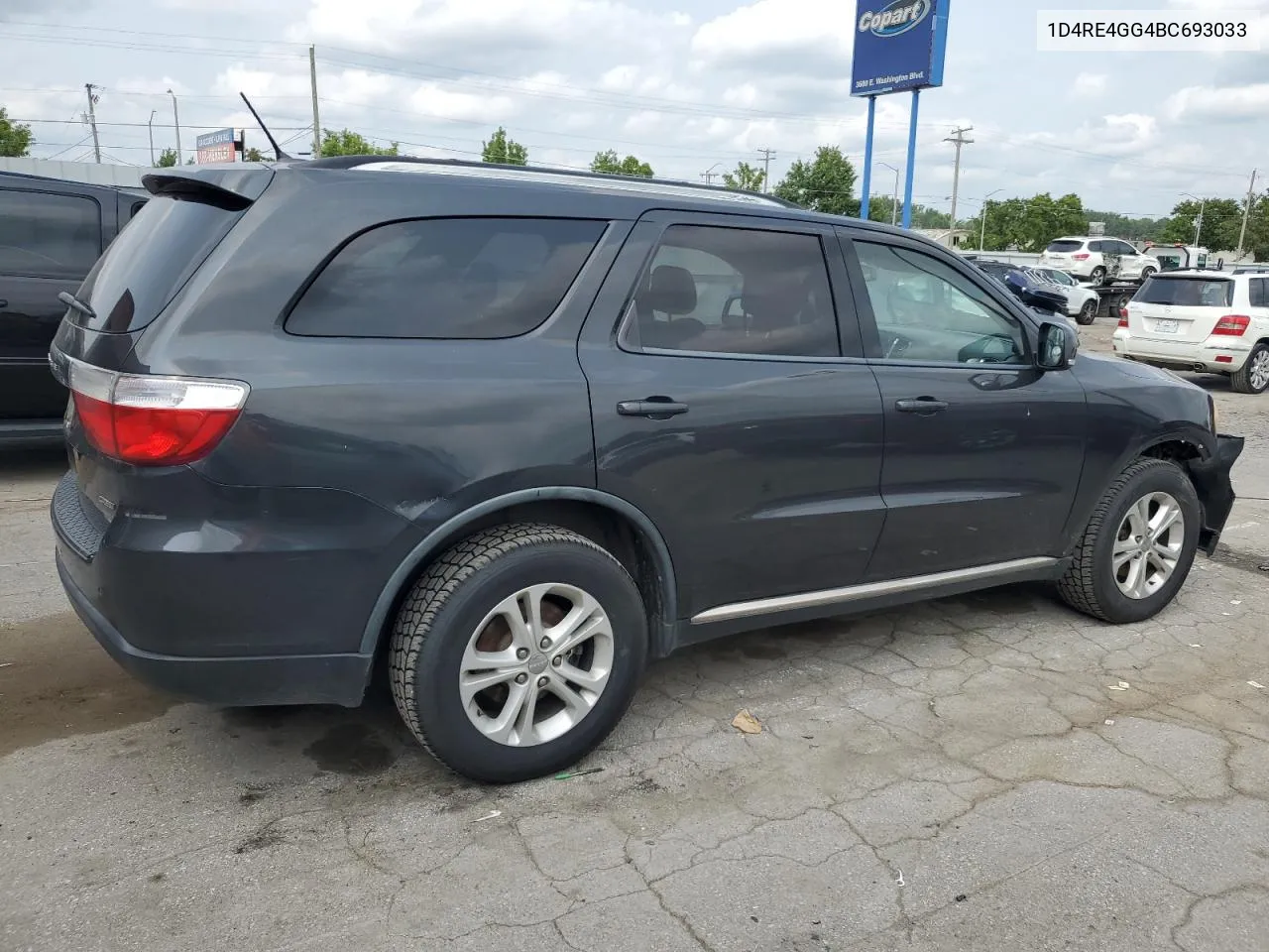 2011 Dodge Durango Crew VIN: 1D4RE4GG4BC693033 Lot: 63605594