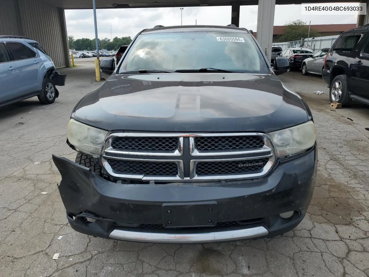 1D4RE4GG4BC693033 2011 Dodge Durango Crew