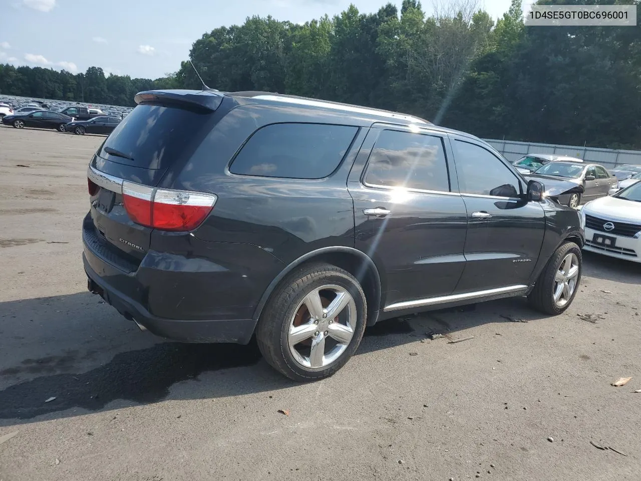 2011 Dodge Durango Citadel VIN: 1D4SE5GT0BC696001 Lot: 65938644