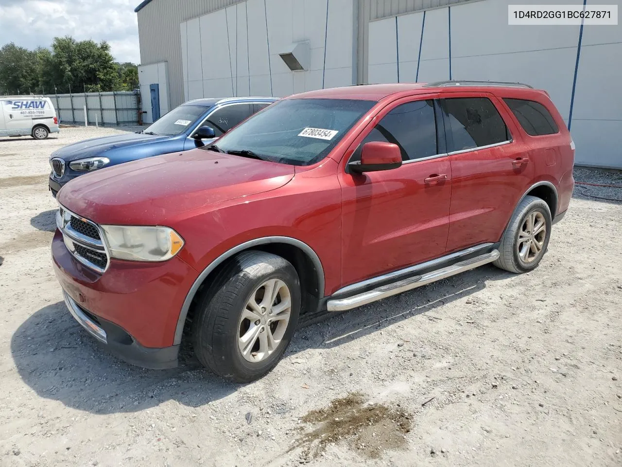 2011 Dodge Durango Express VIN: 1D4RD2GG1BC627871 Lot: 67803454