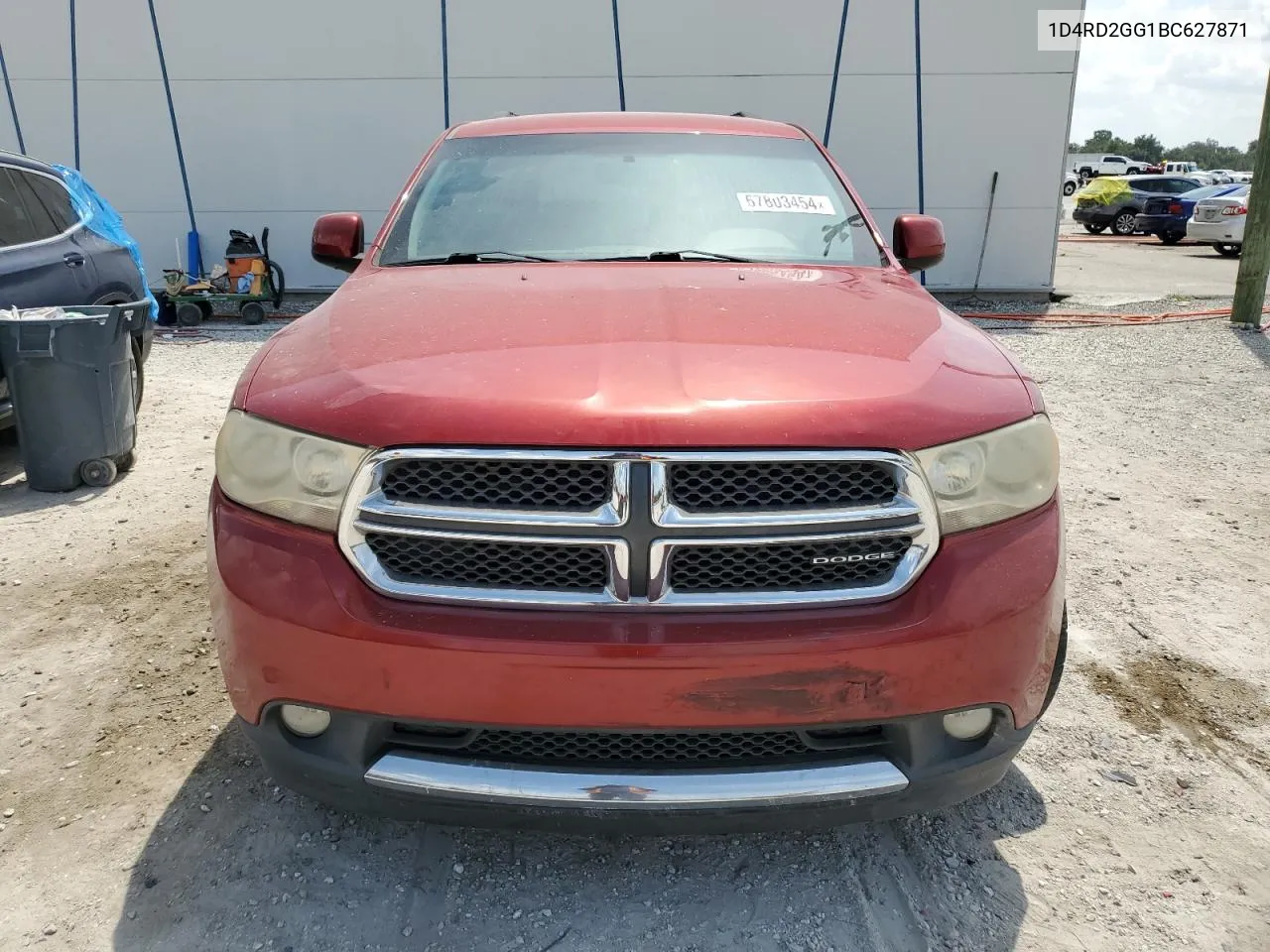 2011 Dodge Durango Express VIN: 1D4RD2GG1BC627871 Lot: 67803454