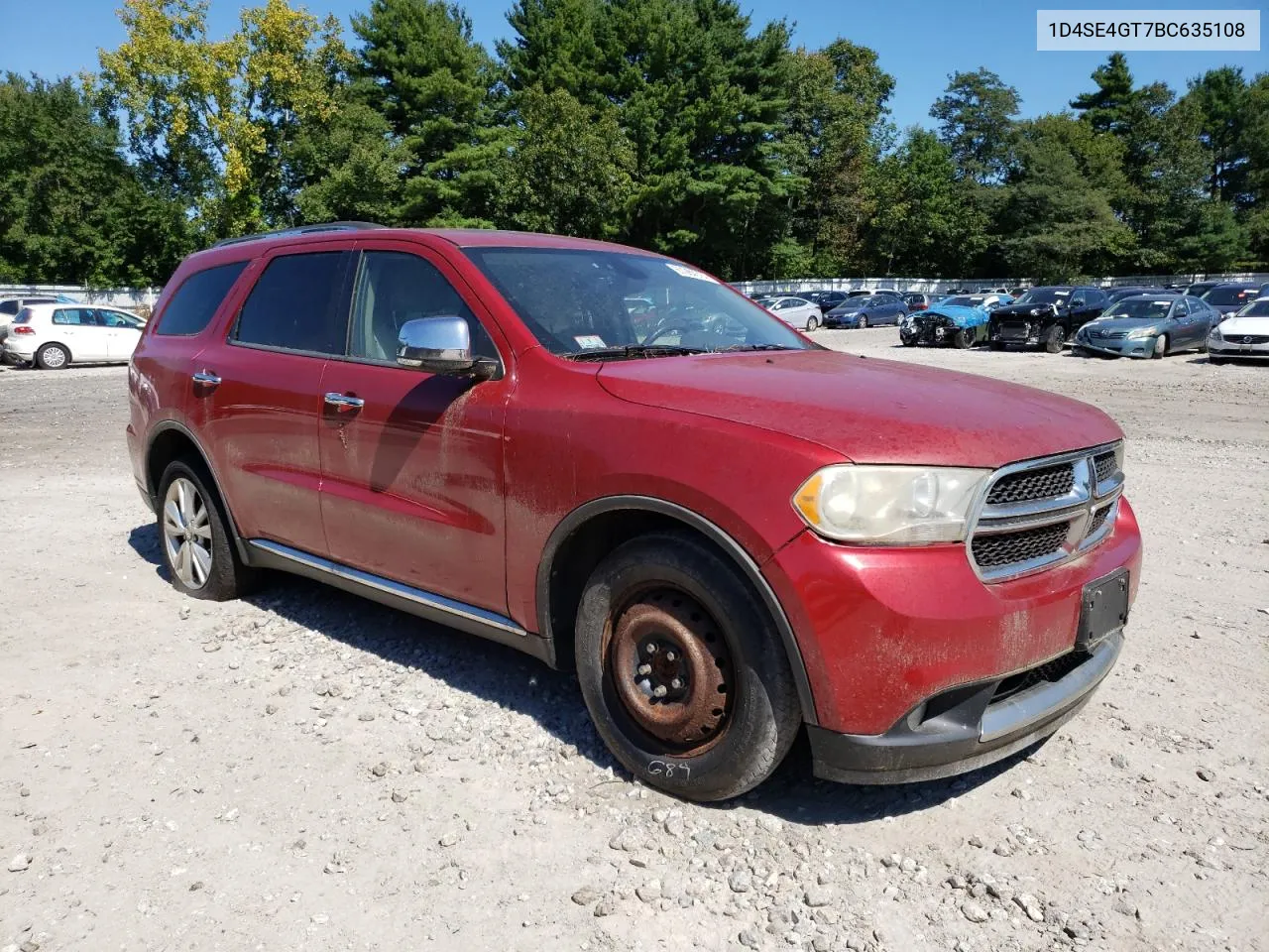 1D4SE4GT7BC635108 2011 Dodge Durango Crew