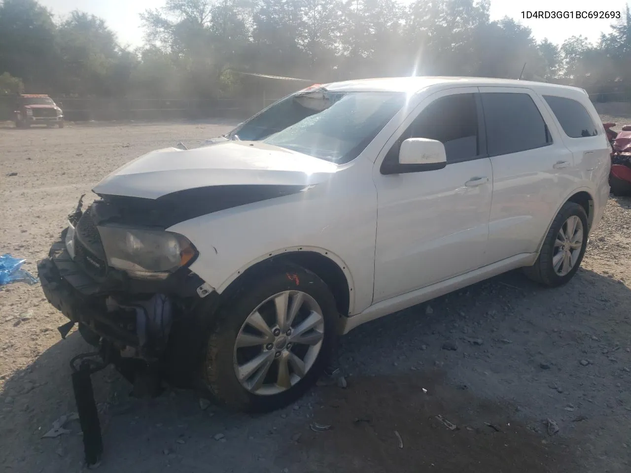 1D4RD3GG1BC692693 2011 Dodge Durango Heat