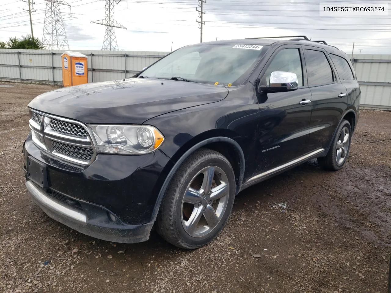 1D4SE5GTXBC693574 2011 Dodge Durango Citadel