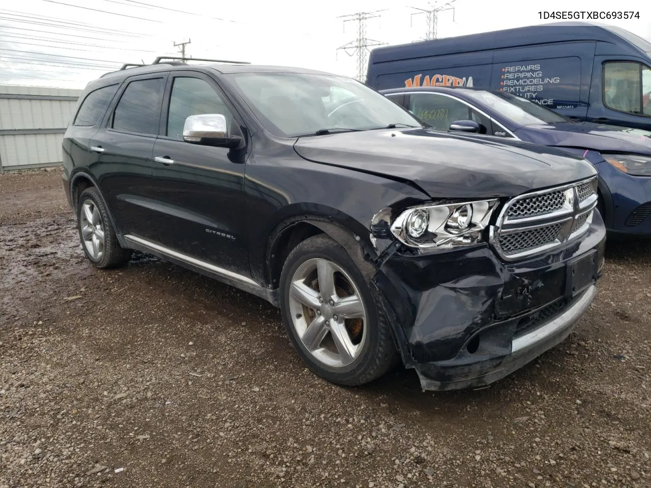 1D4SE5GTXBC693574 2011 Dodge Durango Citadel