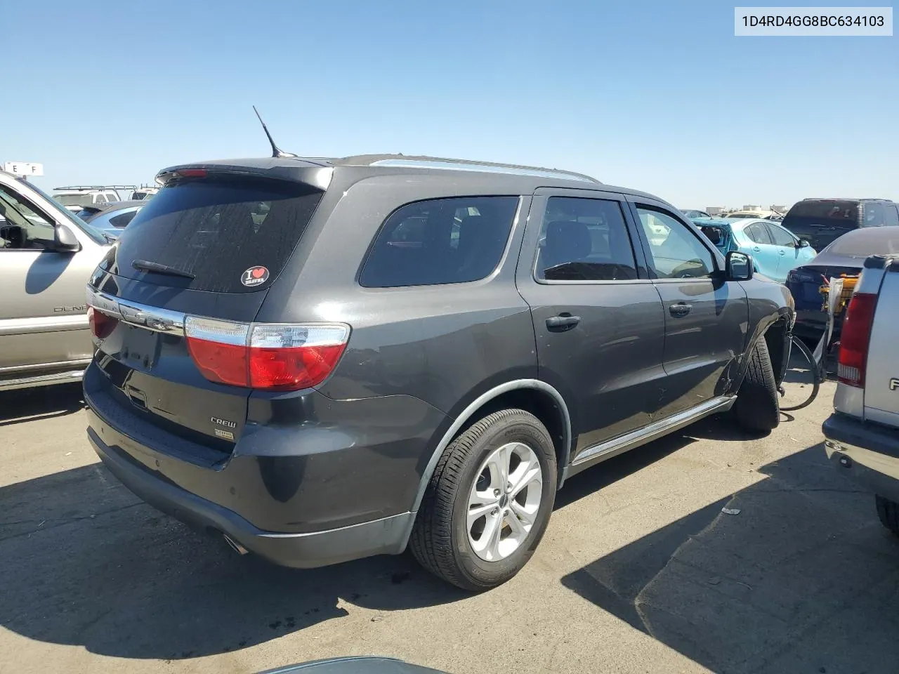 2011 Dodge Durango Crew VIN: 1D4RD4GG8BC634103 Lot: 69536324