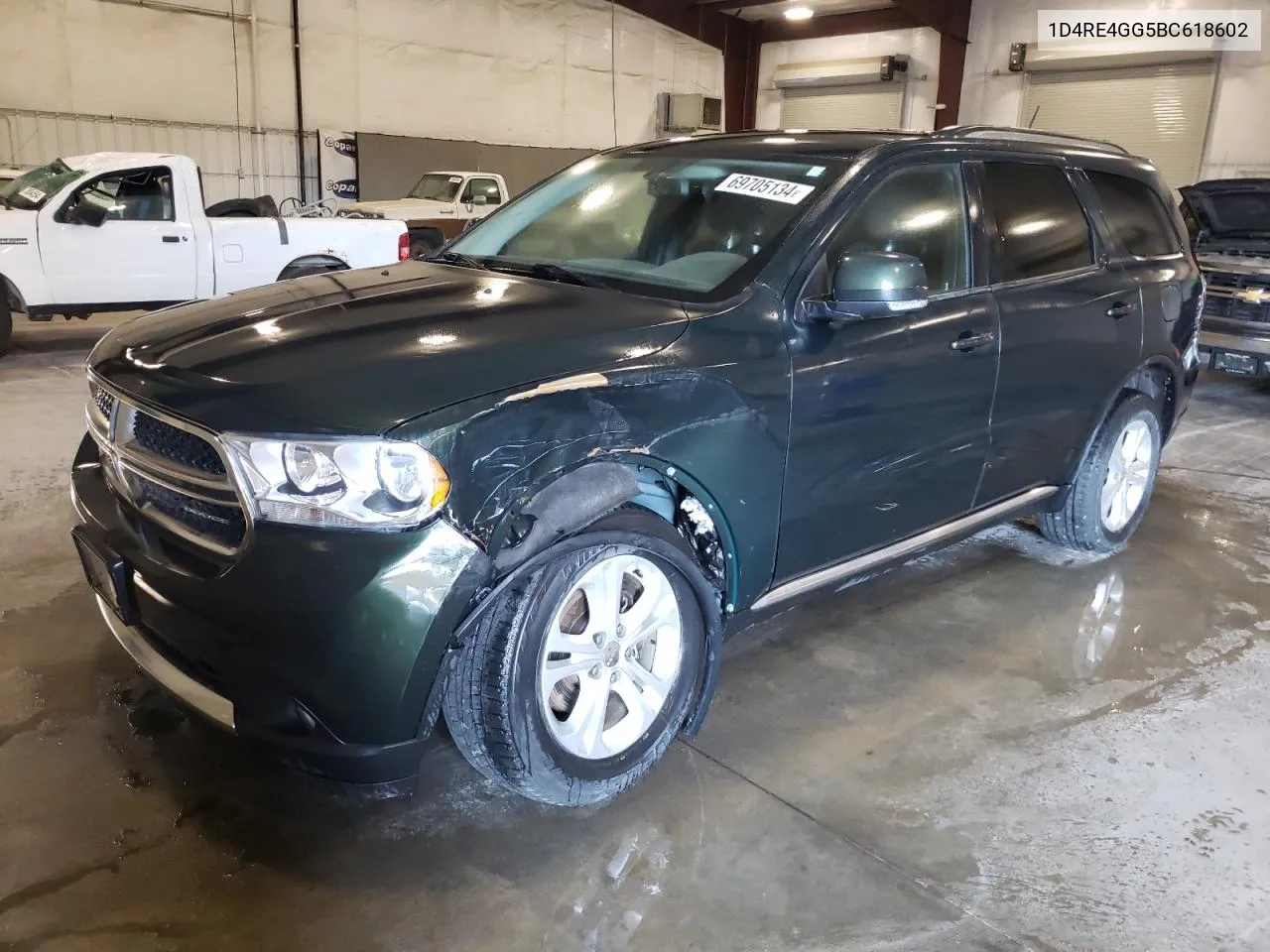 2011 Dodge Durango Crew VIN: 1D4RE4GG5BC618602 Lot: 69705134