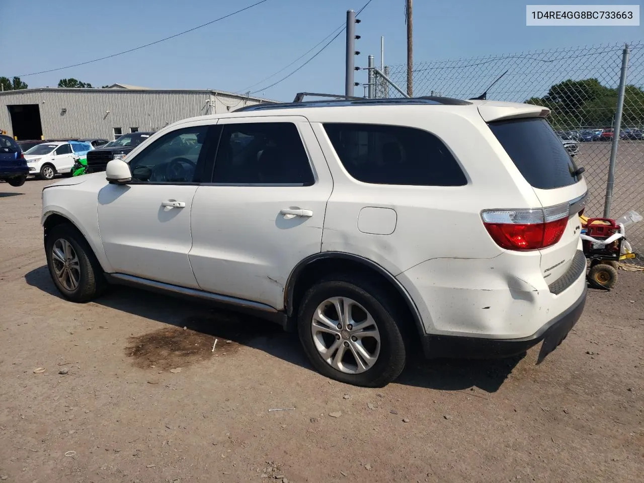 2011 Dodge Durango Crew VIN: 1D4RE4GG8BC733663 Lot: 70032504