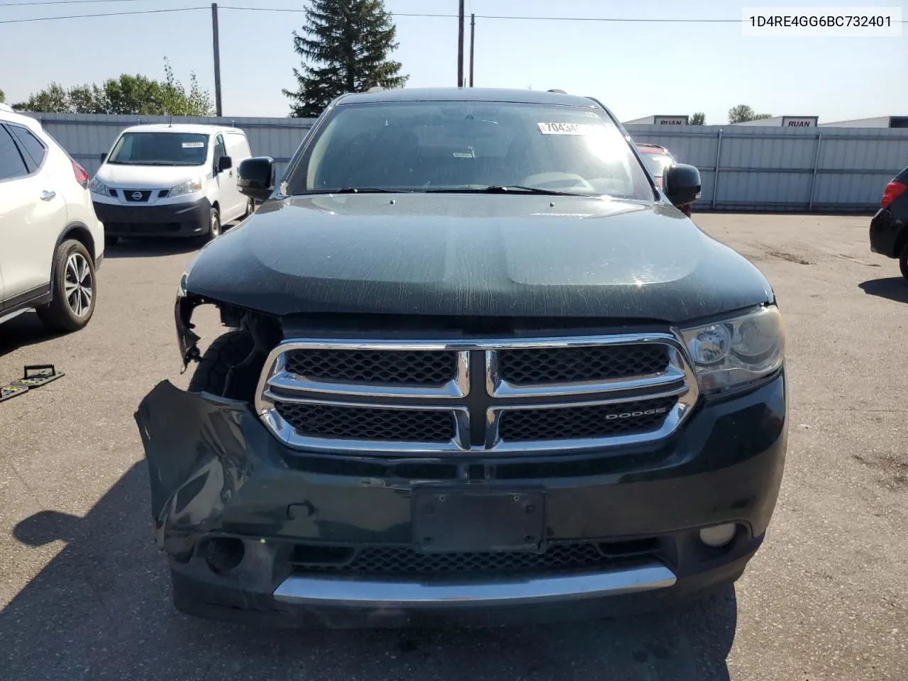 1D4RE4GG6BC732401 2011 Dodge Durango Crew