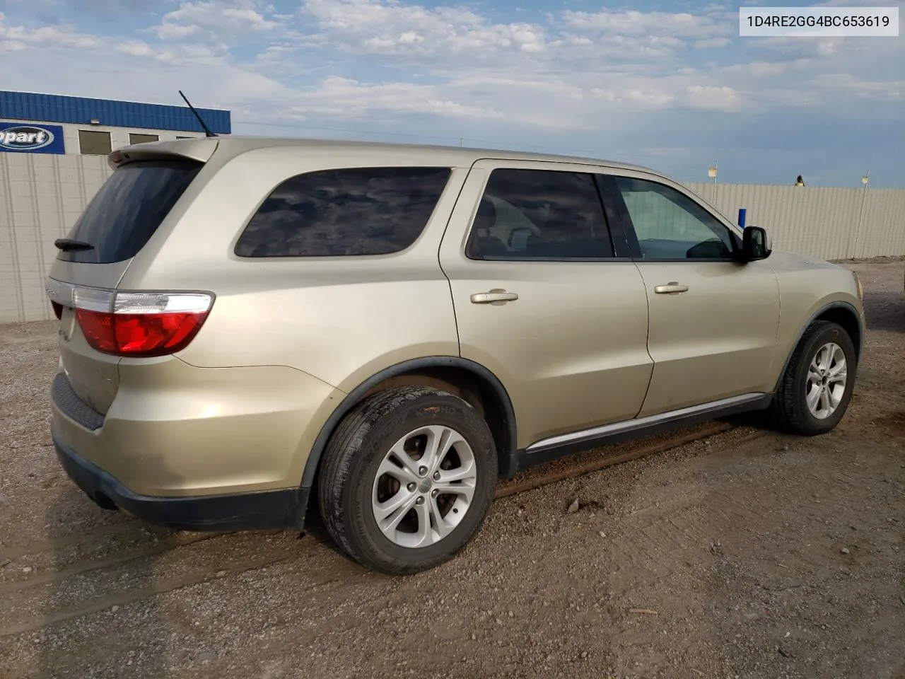 2011 Dodge Durango Express VIN: 1D4RE2GG4BC653619 Lot: 70742574