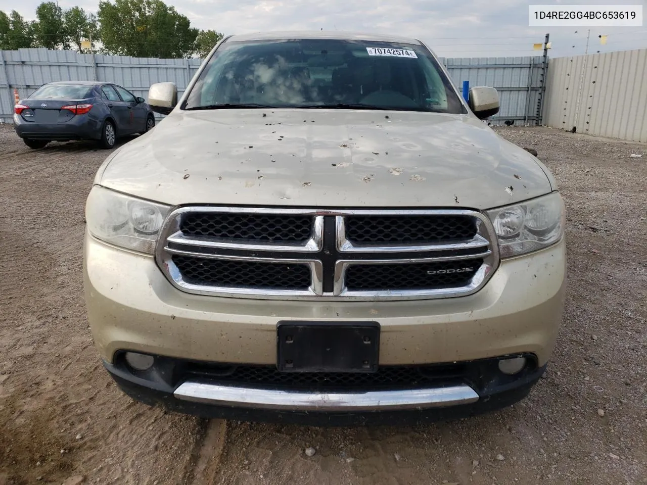 2011 Dodge Durango Express VIN: 1D4RE2GG4BC653619 Lot: 70742574