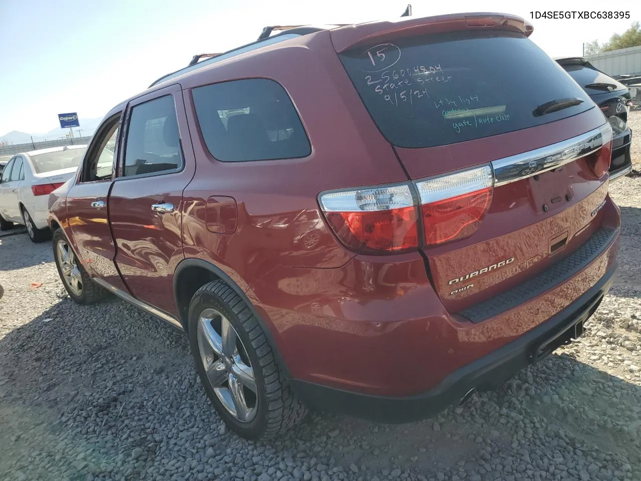 2011 Dodge Durango Citadel VIN: 1D4SE5GTXBC638395 Lot: 71584194