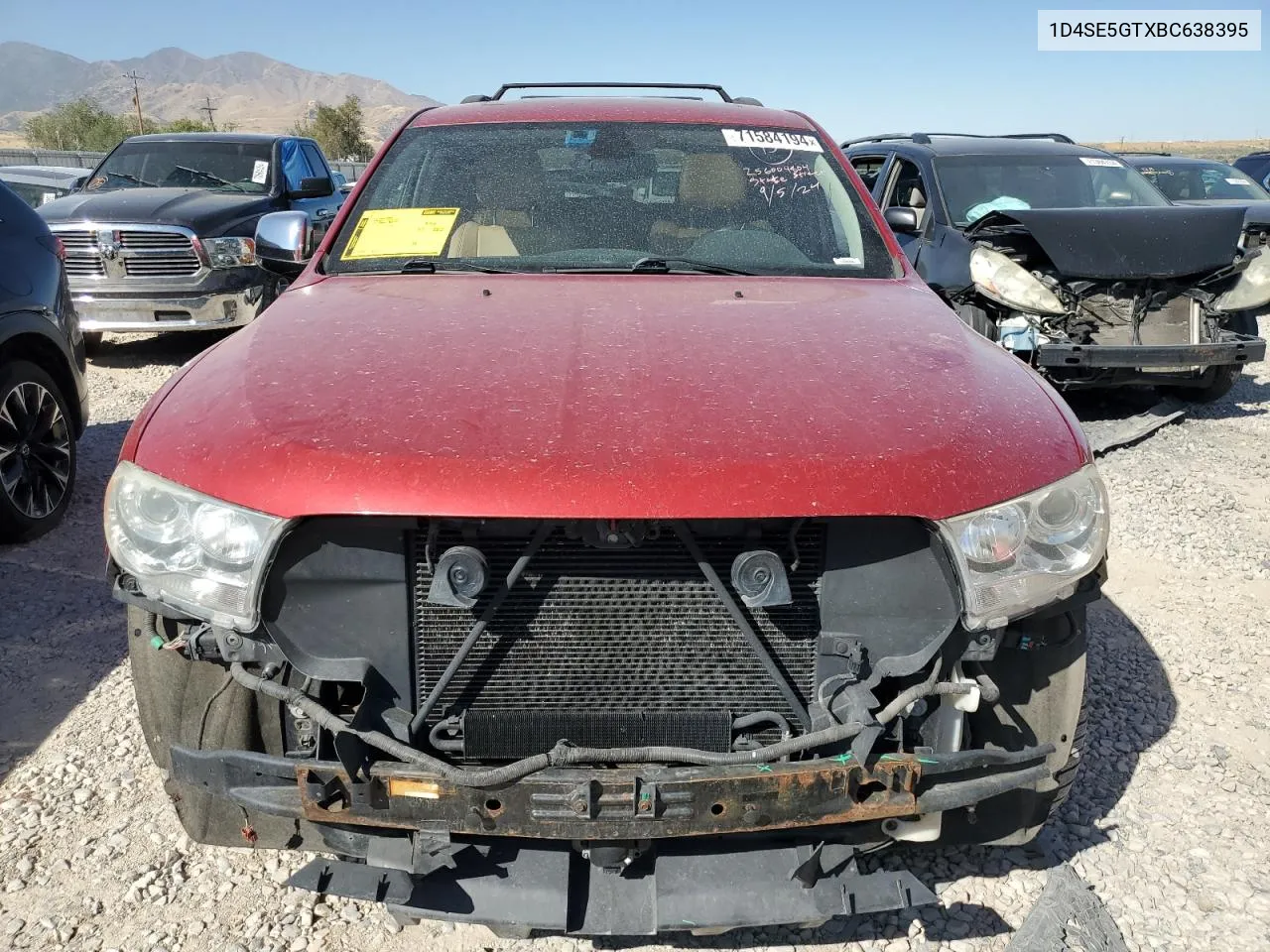 2011 Dodge Durango Citadel VIN: 1D4SE5GTXBC638395 Lot: 71584194