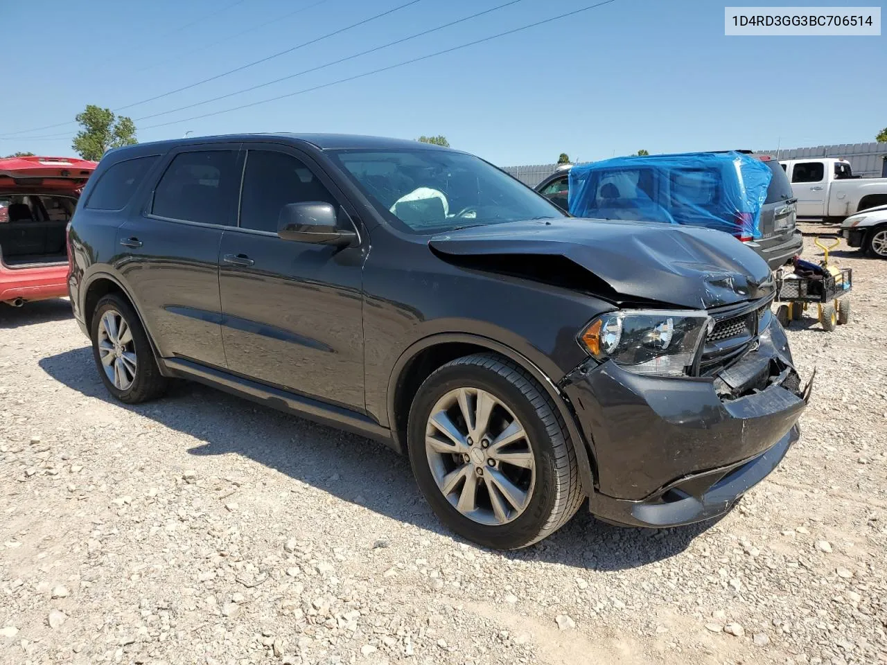 2011 Dodge Durango Heat VIN: 1D4RD3GG3BC706514 Lot: 71663924