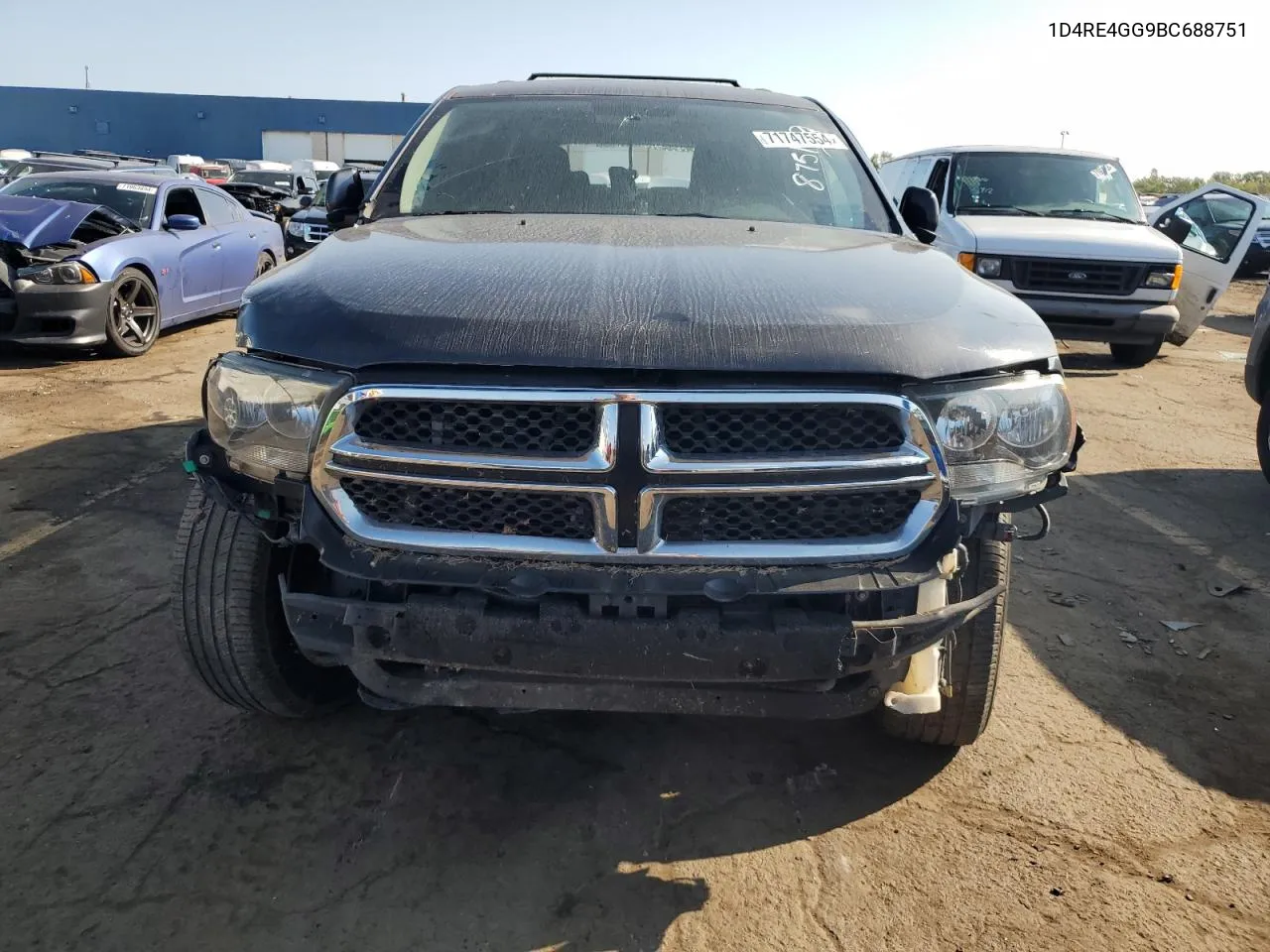 1D4RE4GG9BC688751 2011 Dodge Durango Crew