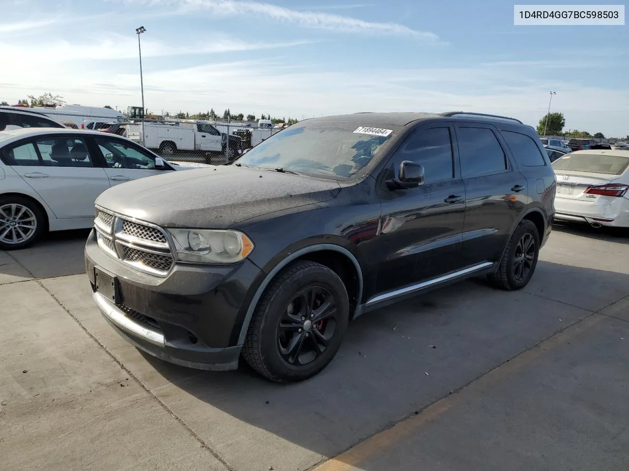 2011 Dodge Durango Crew VIN: 1D4RD4GG7BC598503 Lot: 71894464