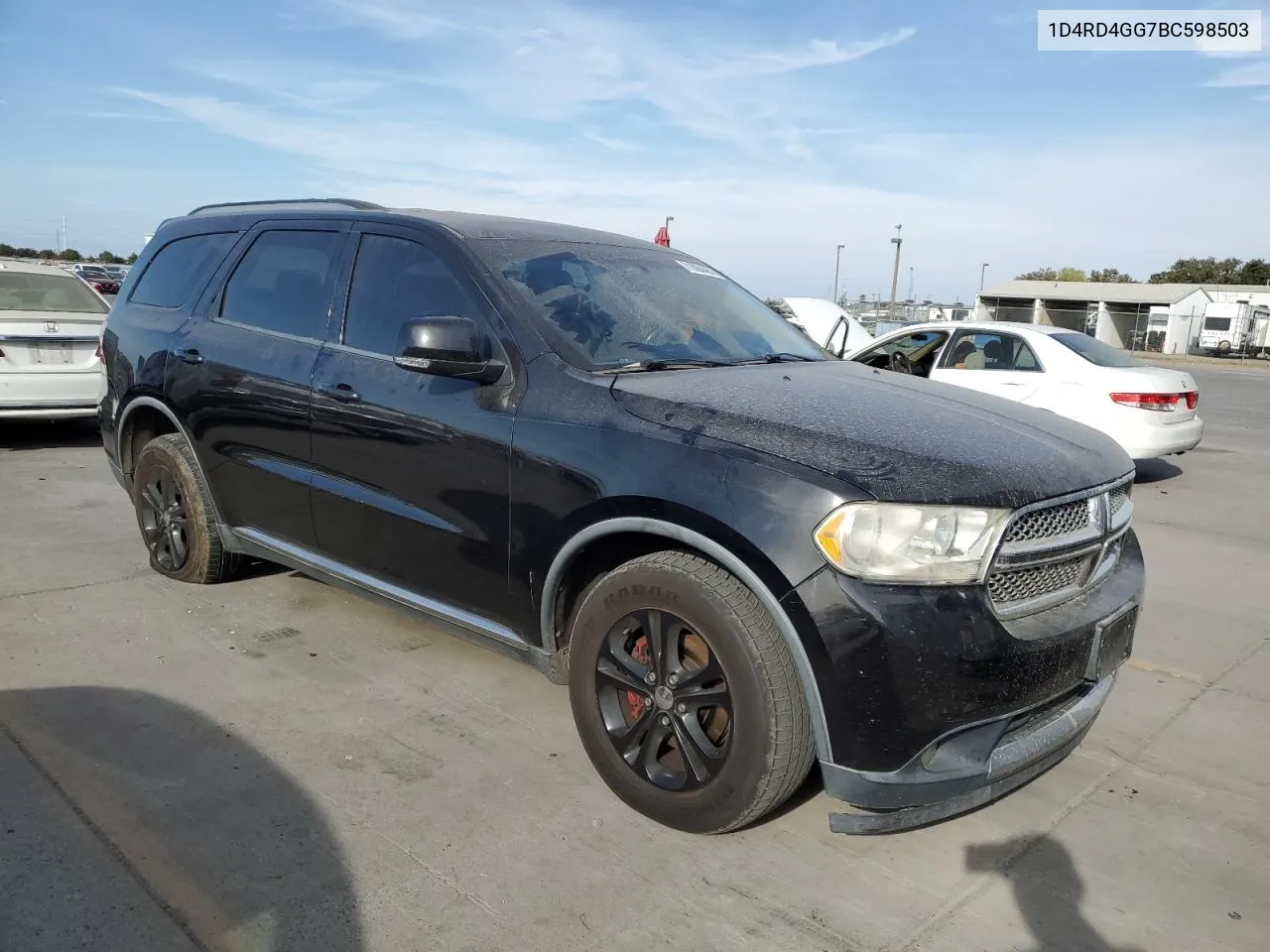 2011 Dodge Durango Crew VIN: 1D4RD4GG7BC598503 Lot: 71894464