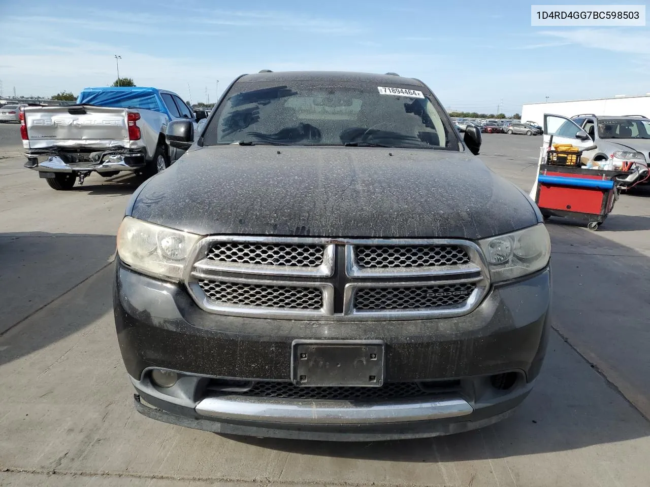 1D4RD4GG7BC598503 2011 Dodge Durango Crew