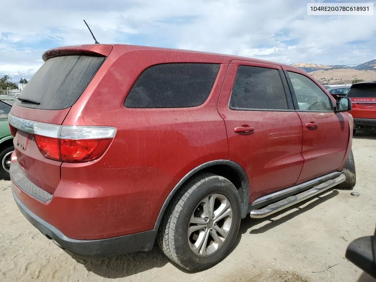 2011 Dodge Durango Express VIN: 1D4RE2GG7BC618931 Lot: 72082364