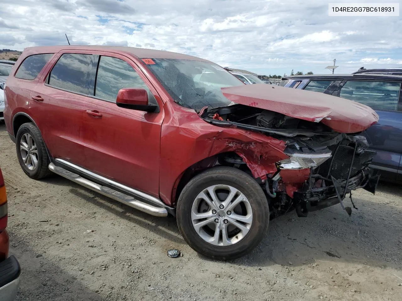 2011 Dodge Durango Express VIN: 1D4RE2GG7BC618931 Lot: 72082364