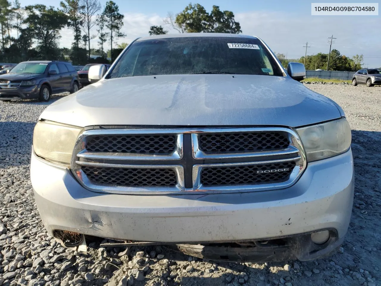 2011 Dodge Durango Crew VIN: 1D4RD4GG9BC704580 Lot: 72258684